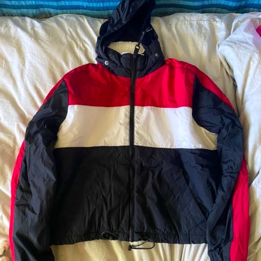 Hollister Sherpa Windbreaker